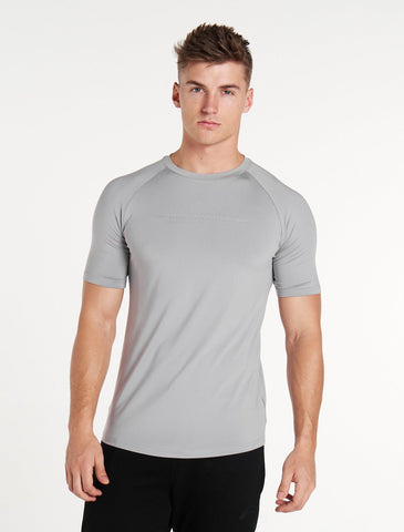 BreathEasy® Run Faster T-Shirt / Grey-T-Shirts & Tops-Mens