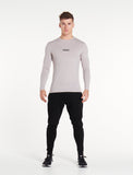 Essential Long Sleeve / Grey-T-Shirts & Tops-Mens