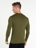 Essential Long Sleeve / Khaki-T-Shirts & Tops-Mens