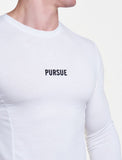 Essential Long Sleeve / White-T-Shirts & Tops-Mens
