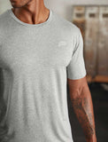 Mens-Hybrid Everyday T-Shirt / Grey Marl
