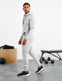 Icon Tapered Joggers / Heather Grey