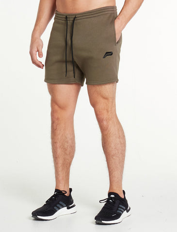 Icon Tapered Shorts / Khaki-Shorts-Mens