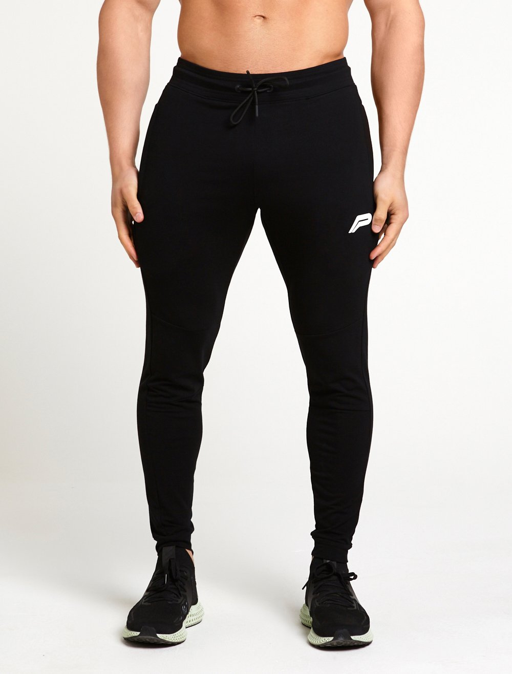 Lightweight City Bottoms / Black-Joggers & Bottoms-Mens