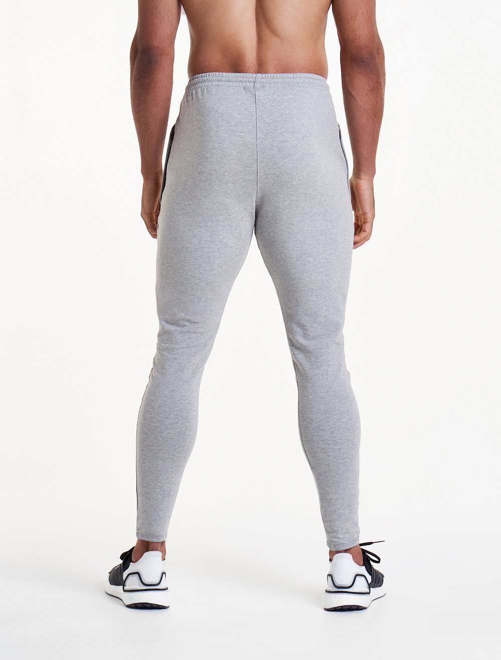 Pro-Fit Tapered Bottoms / Triple Grey-Joggers & Bottoms-Mens