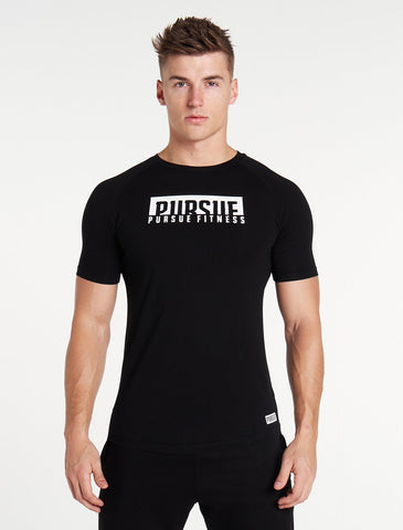 Team T-Shirt / Black-T-Shirts & Tops-Mens