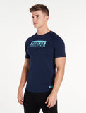 Team T-Shirt / Navy-T-Shirts & Tops-Mens