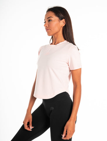 Iconic Crop T-Shirt / Pink-T-Shirts & Tops-Womens