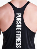 Essential BreathEasy® Stringer Vest / Black-Stringers & Tanks-Mens