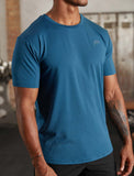 Mens-Hybrid Everyday T-Shirt / Blue Marl
