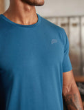 Mens-Hybrid Everyday T-Shirt / Blue Marl