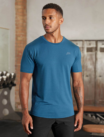 Mens-Hybrid Everyday T-Shirt / Blue Marl