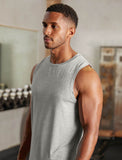 Mens-Hybrid Everyday Tank / Grey Marl