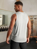 Mens-Hybrid Everyday Tank / Grey Marl