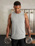 Mens-Hybrid Everyday Tank / Grey Marl