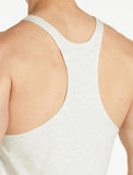 Icon Stringer Vest / White Marl-Stringers & Tanks-Mens