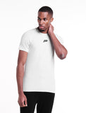Icon T-Shirt / White Marl-T-Shirts & Tops-Mens