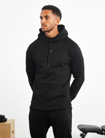 Icon Tapered Hoodie / Black