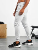 Icon Tapered Joggers / Heather Grey