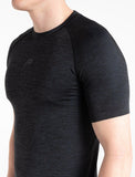 Intensity Seamless T-shirt / Black Marl-T-Shirts & Tops-Mens