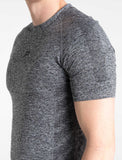 Intensity Seamless T-shirt / Charcoal Marl-T-Shirts & Tops-Mens