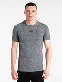 Intensity Seamless T-shirt / Charcoal Marl-T-Shirts & Tops-Mens
