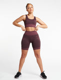 ADAPT Seamless Shorts / Black Cherry-Shorts-Womens