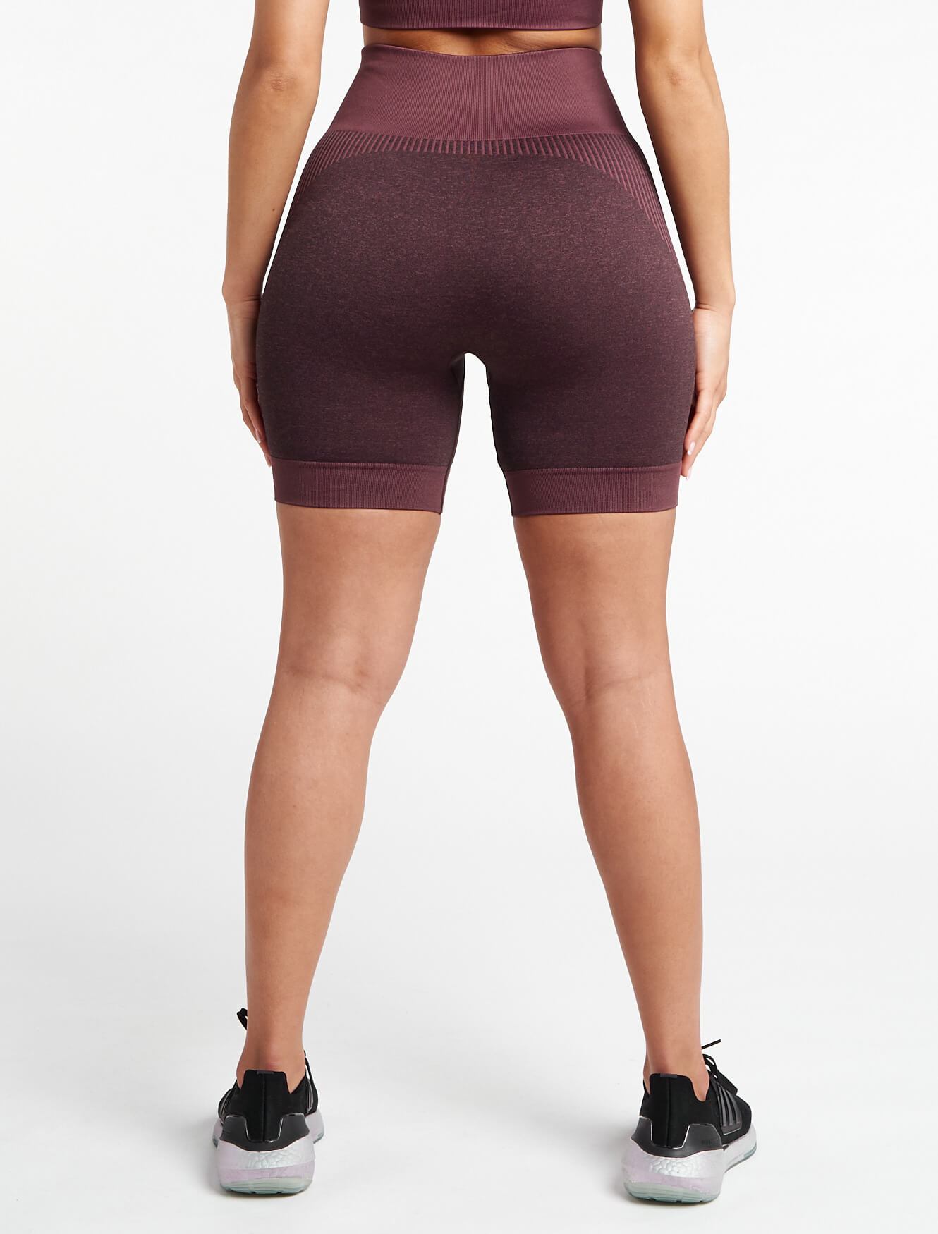 ADAPT Seamless Shorts / Black Cherry-Shorts-Womens