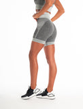ADAPT Seamless Shorts / Light Grey-Shorts-Womens