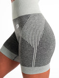 ADAPT Seamless Shorts / Light Grey-Shorts-Womens