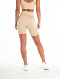 ADAPT Seamless Shorts / Marl Beige-Shorts-Womens