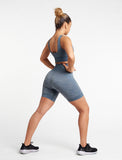 ADAPT Seamless Shorts / Slate Blue-Shorts-Womens