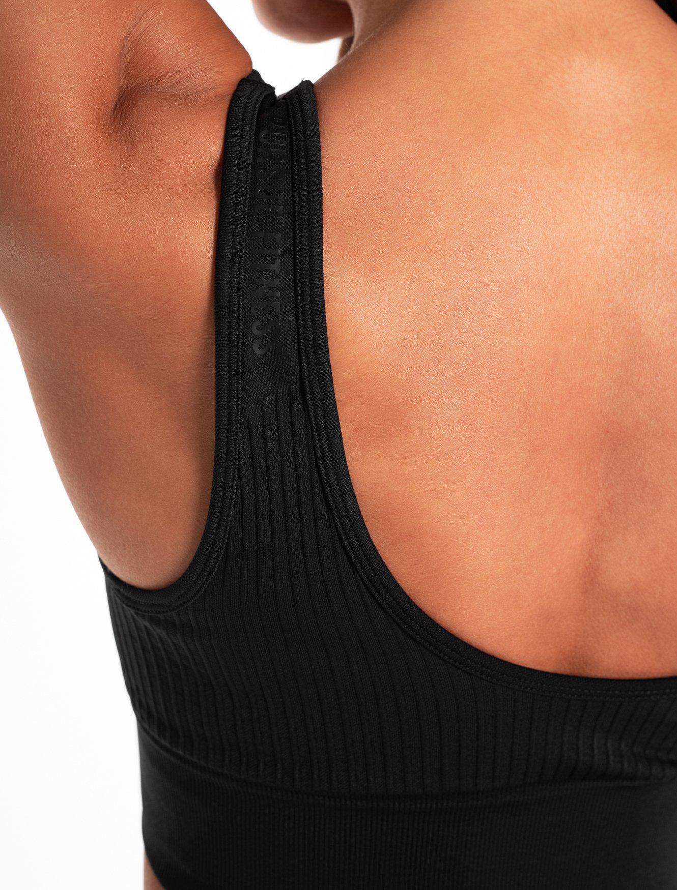 ADAPT Seamless Sports Bra / Blackout-Sports Bras-Womens