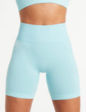 Afterglow Seamless Shorts / Sky Blue-Shorts-Womens