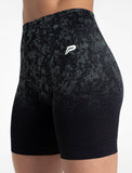 Cosmic Seamless Shorts / Black Ombre-Shorts-Womens