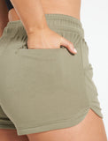 Ease Shorts / Olive-Shorts-Womens