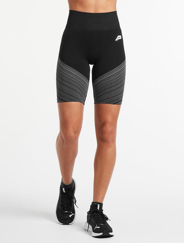 Impulse Seamless Shorts / Black-Shorts-Womens