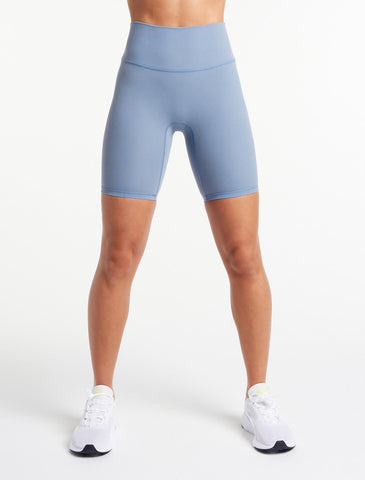 Pace Biker Shorts / Dusky Blue-Shorts-Womens