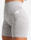 Womens-Sustainable Seamless Shorts / Cloud Grey