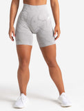 Womens-Sustainable Seamless Shorts / Cloud Grey